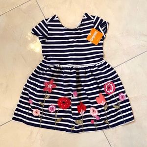 NWT Gymboree Navy Striped Dress
